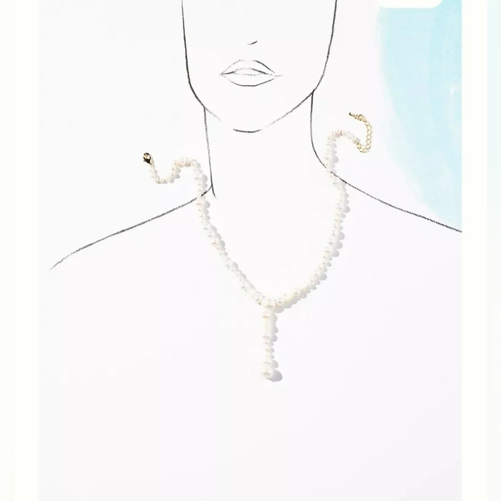 Anthropologie, Reliquia Batalha, Layered Pearl Necklace -NWOT‎ - Picture 3 of 9